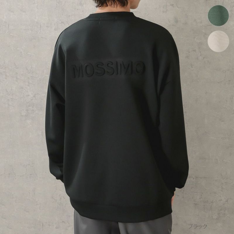 MOSSIMO ポンチ素材 エンボスクルートレーナー メンズ