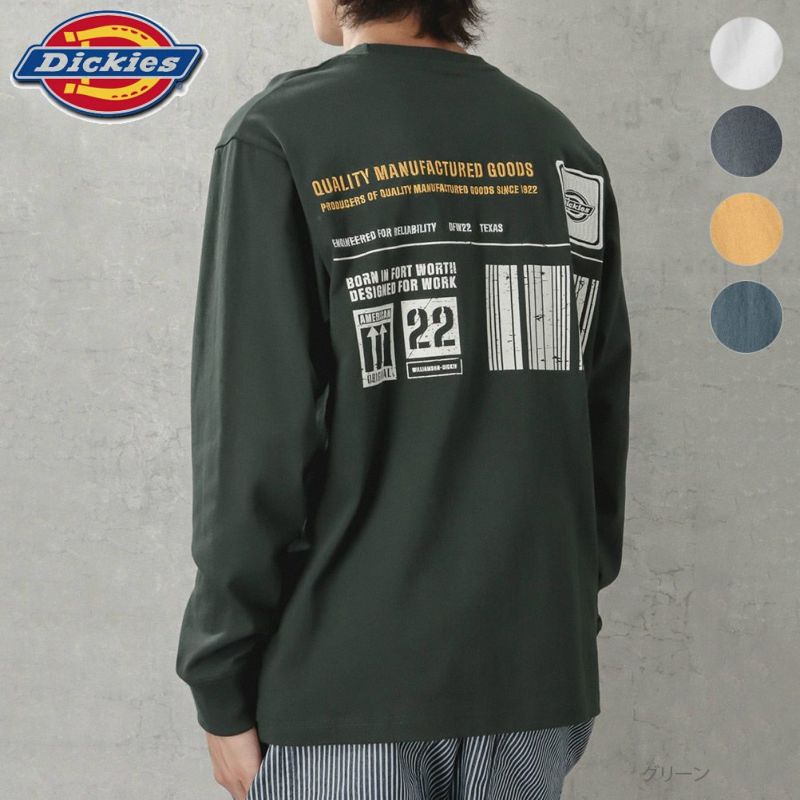 Dickies グラフィックロングスリーブTシャツ メンズ