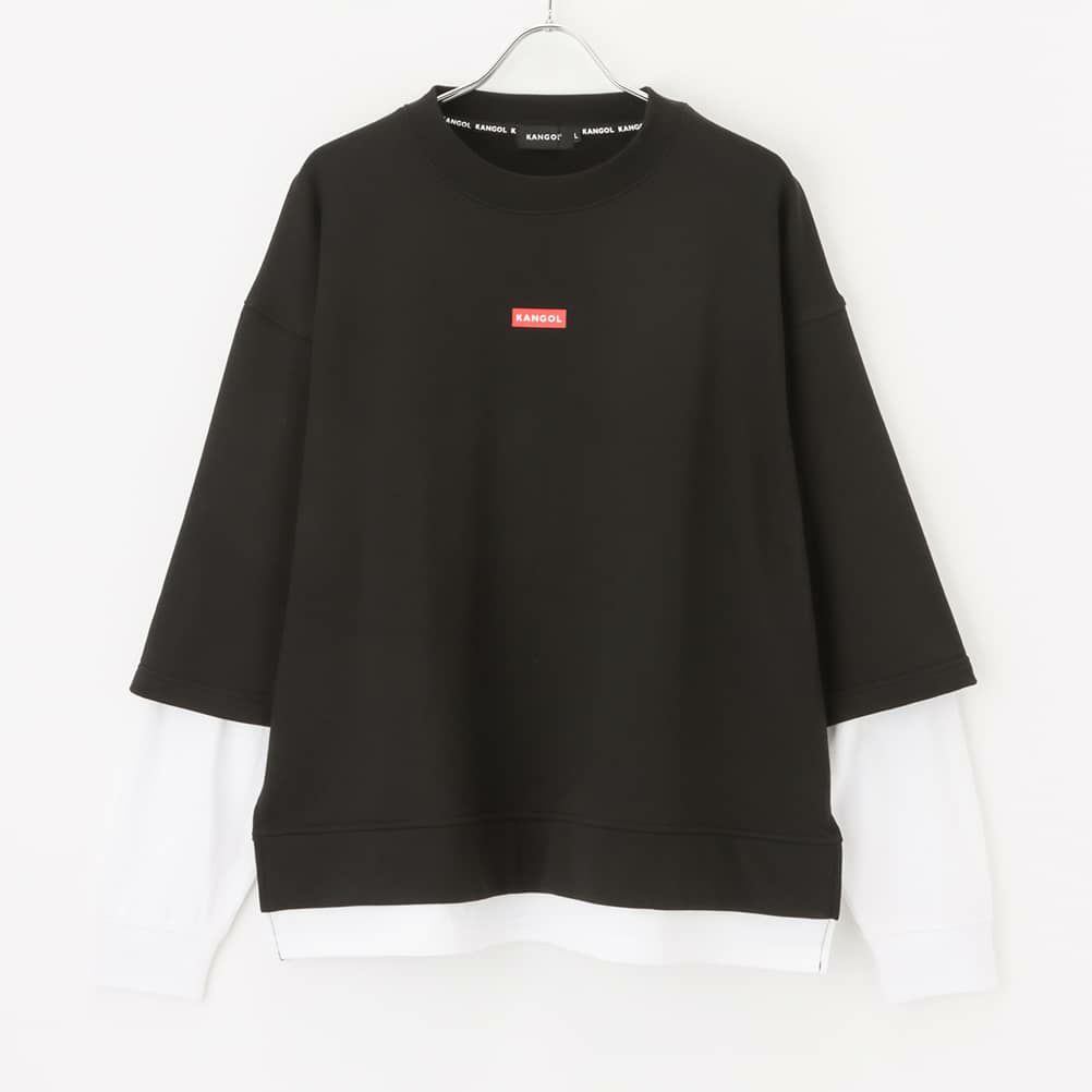 【WEB限定】KANGOL バックロゴフェイクレイヤードトレーナー メンズ商品サムネイル-3