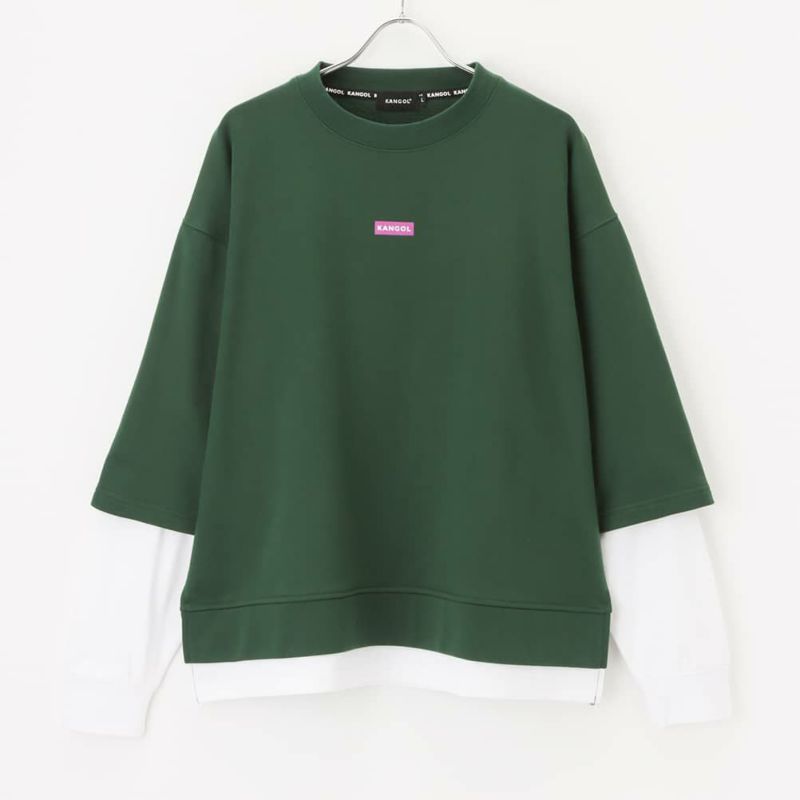 【WEB限定】KANGOL バックロゴフェイクレイヤードトレーナー メンズ商品画像-5