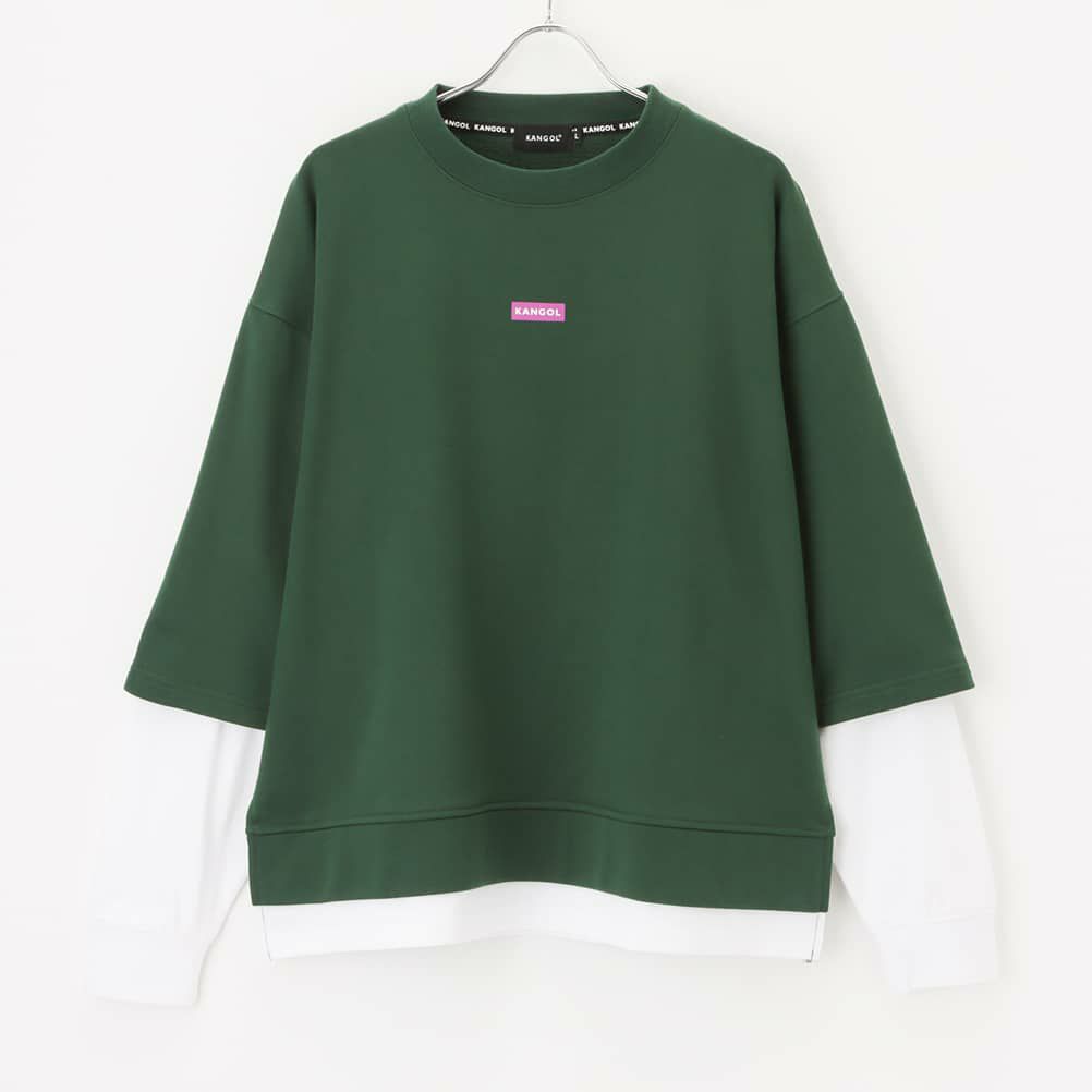 【WEB限定】KANGOL バックロゴフェイクレイヤードトレーナー メンズ商品サムネイル-5