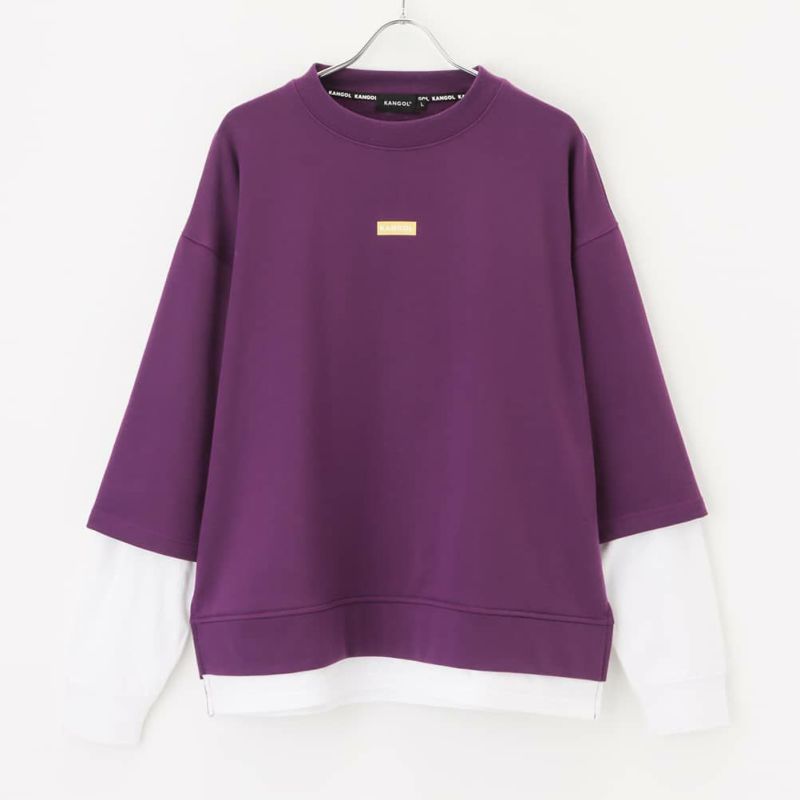 [期間限定価格]【WEB限定】KANGOL バックロゴフェイクレイヤードトレーナー メンズ商品画像-7