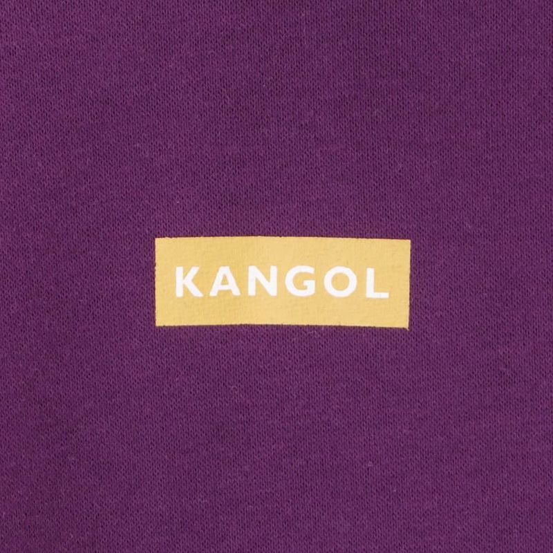 KANGOL 紫ロゴバック