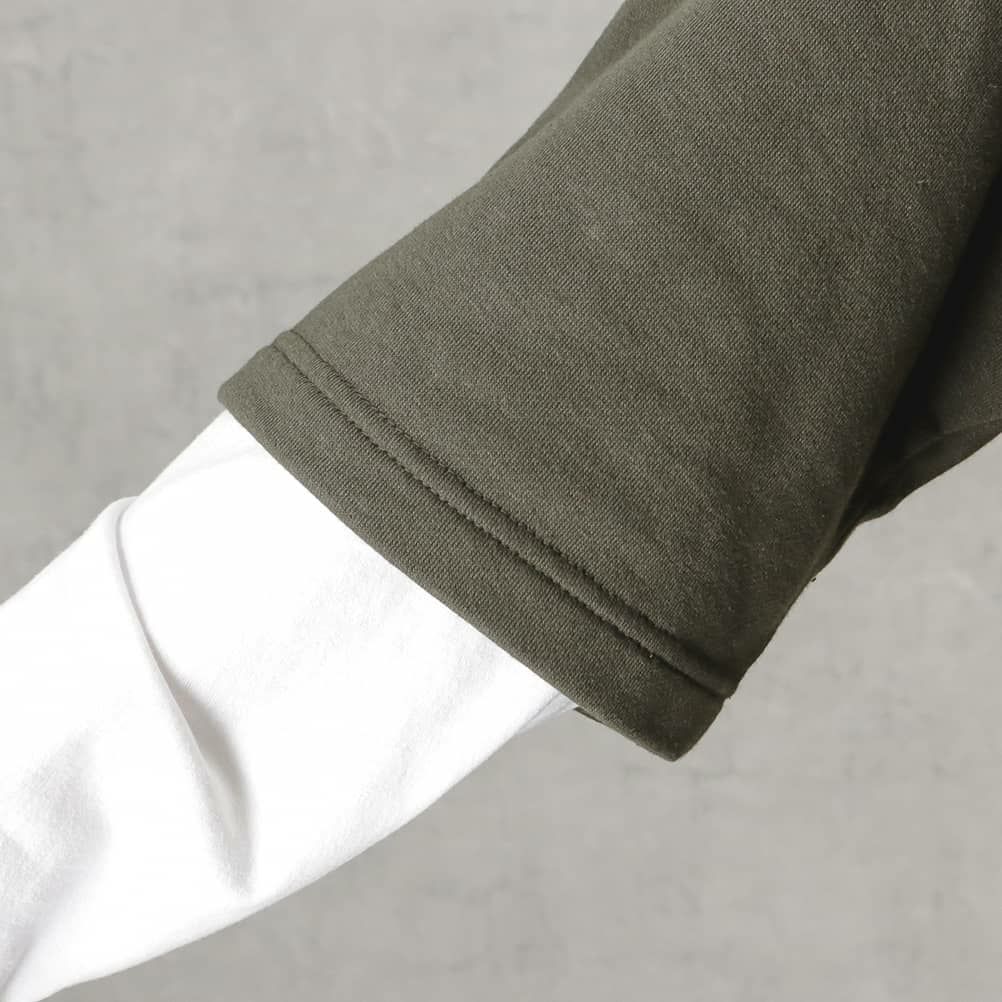 【WEB限定】KANGOL バンダナボックスロゴフェイクレイヤードパーカー メンズ商品サムネイル-15