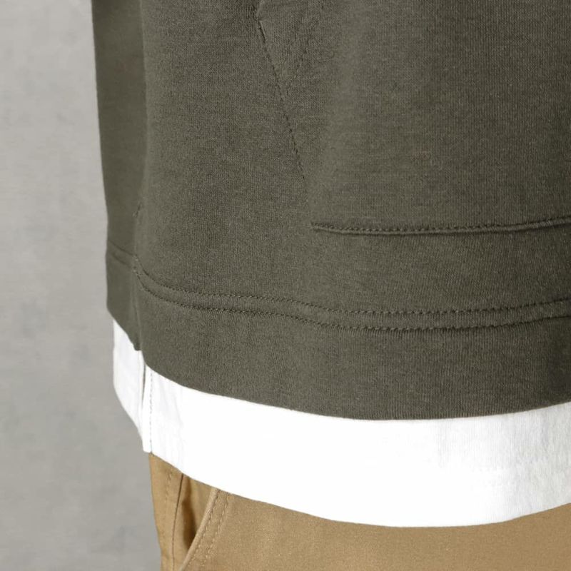 [期間限定価格]【WEB限定】KANGOL バンダナボックスロゴフェイクレイヤードパーカー メンズ商品画像-17