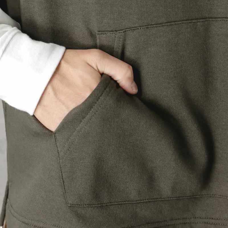 [期間限定価格]【WEB限定】KANGOL バンダナボックスロゴフェイクレイヤードパーカー メンズ商品画像-18