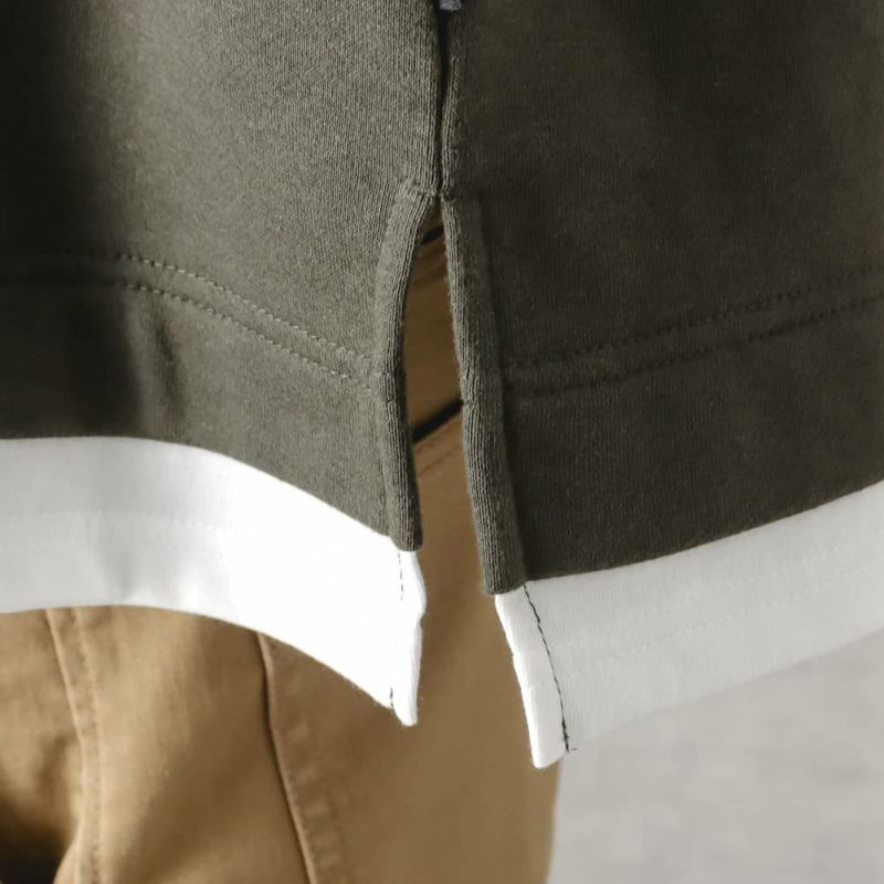 【WEB限定】KANGOL バンダナボックスロゴフェイクレイヤードパーカー メンズ商品画像-20