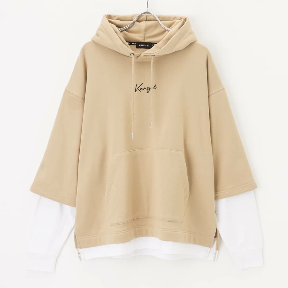 [期間限定価格]【WEB限定】KANGOL バンダナボックスロゴフェイクレイヤードパーカー メンズ商品サムネイル-28