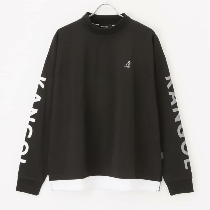 【WEB限定】KANGOL モックネックロングスリーブTシャツ メンズ商品画像-1