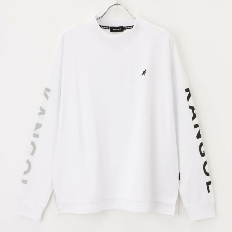 【WEB限定】KANGOL モックネックロングスリーブTシャツ メンズ商品画像-2