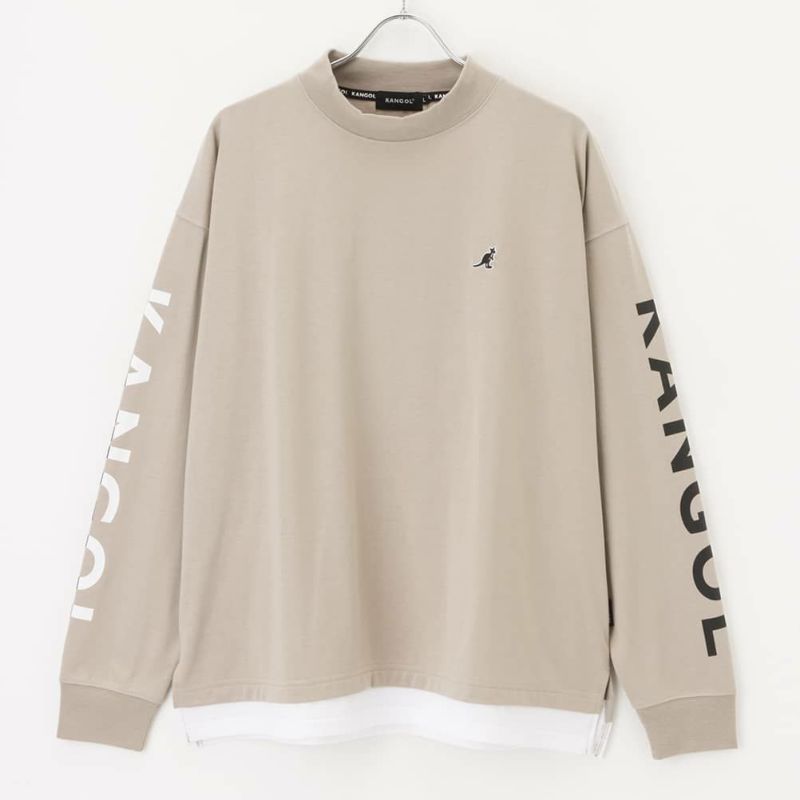 [期間限定価格]【WEB限定】KANGOL モックネックロングスリーブTシャツ メンズ商品画像-3