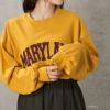 NAVY アップリケカレッジロングスリーブTシャツ レディース ネコポス 対応商品