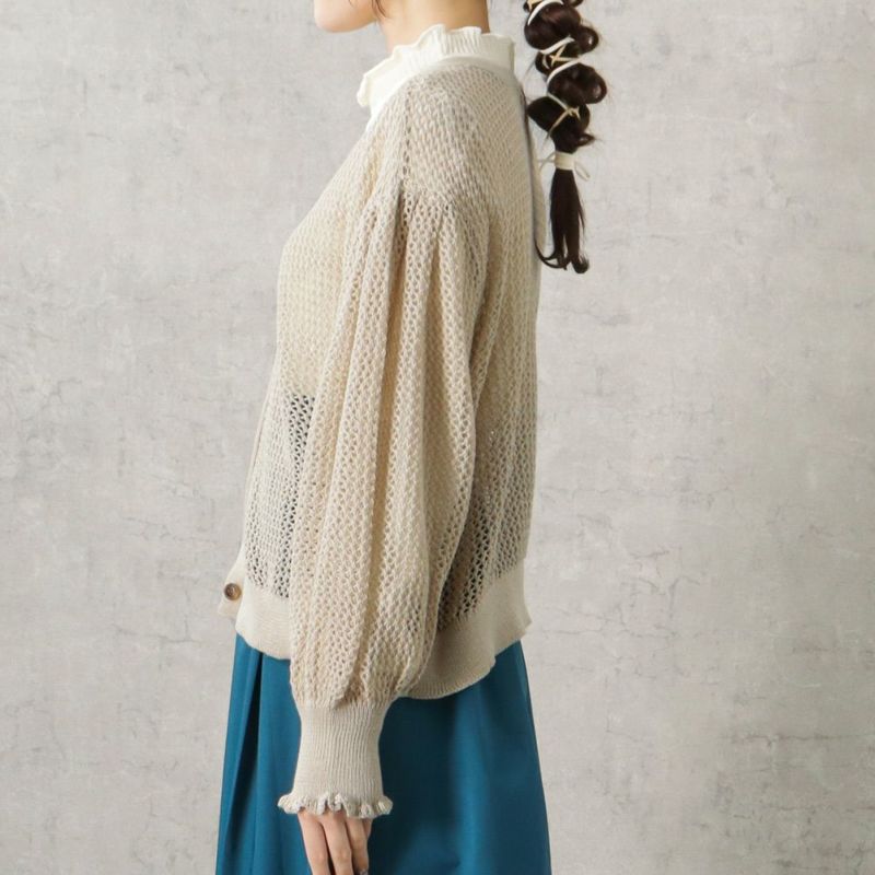 Howdy Marie  透かし編みカーディガン レディース商品画像-5