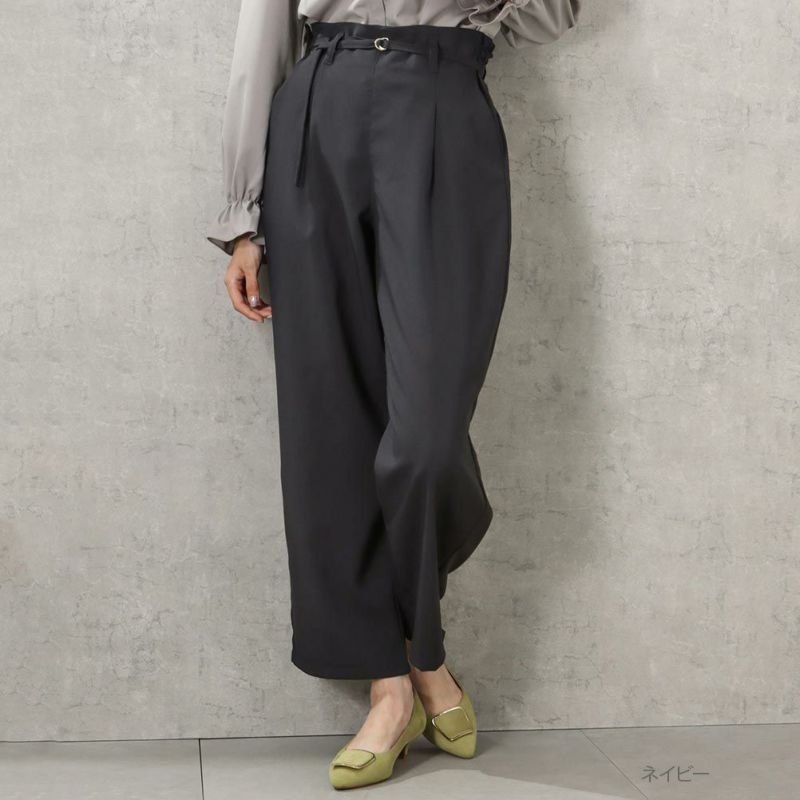 Howdy Marie 2WAYベルト付きワイドパンツ レディース商品画像-3