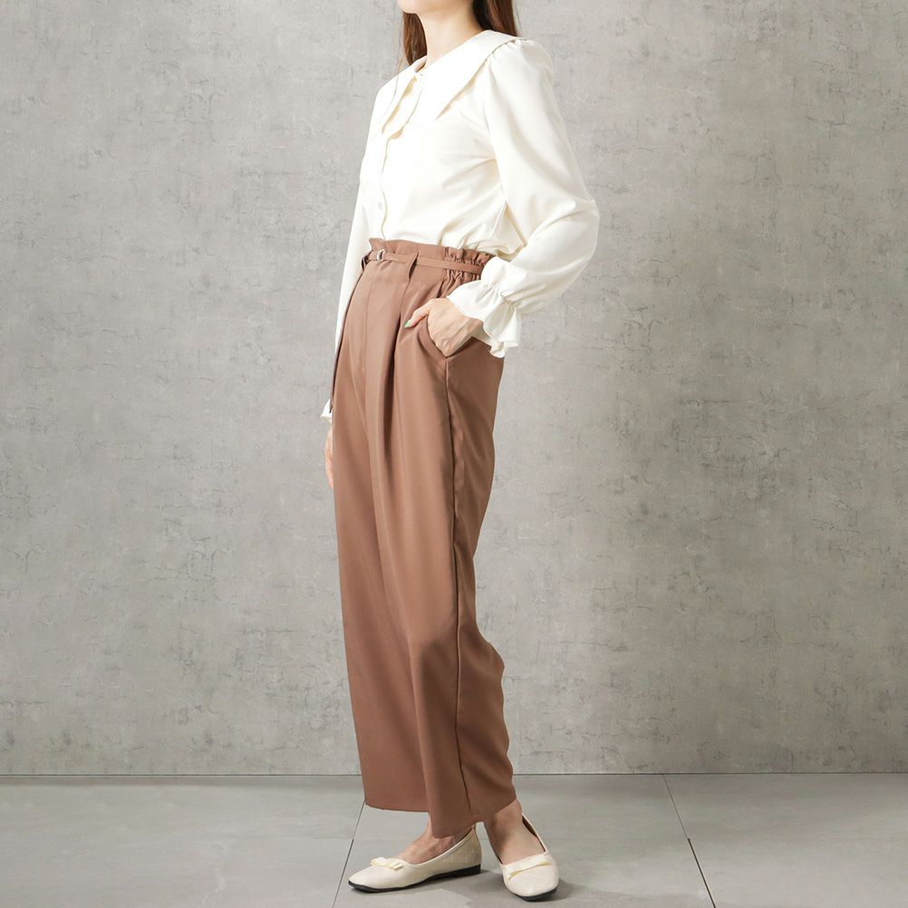 Howdy Marie 2WAYベルト付きワイドパンツ レディース