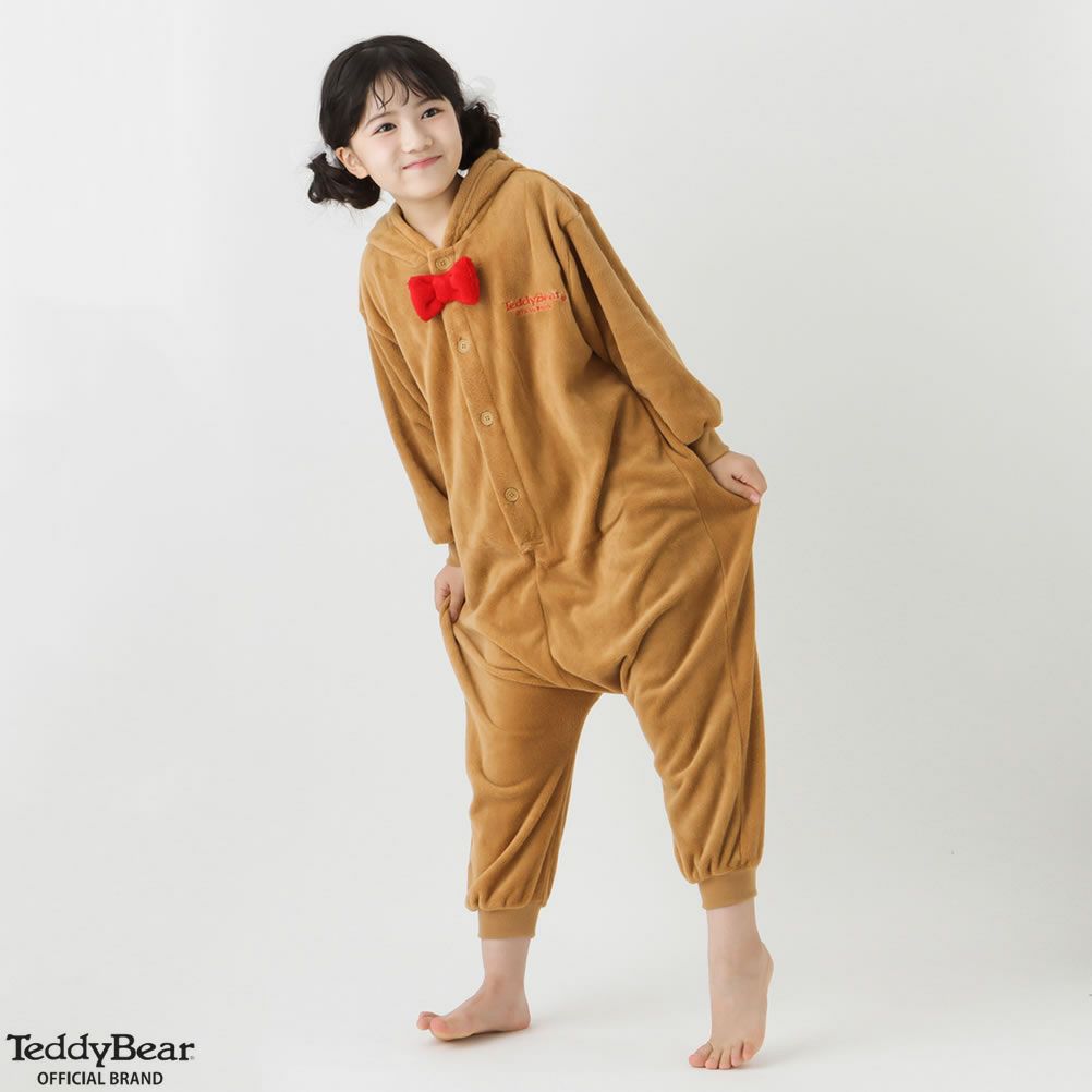 [期間限定価格]【オンラインストア限定】Teddy Bear テディベア 着ぐるみパジャマ キッズ商品サムネイル-2