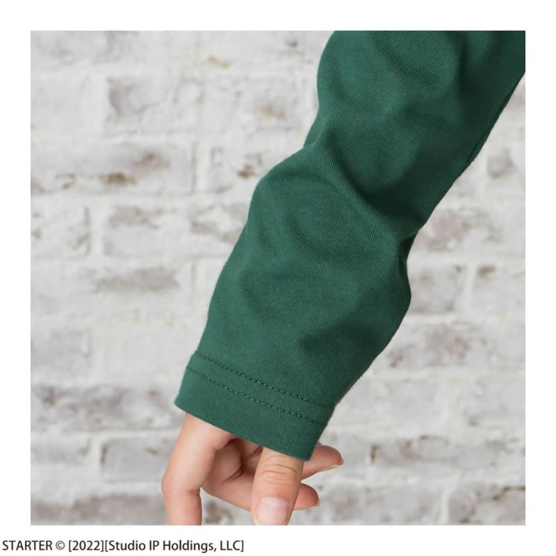[期間限定価格]STARTER 胸切替ロゴ長袖Tシャツ キッズ メール便 対応商品商品画像-7
