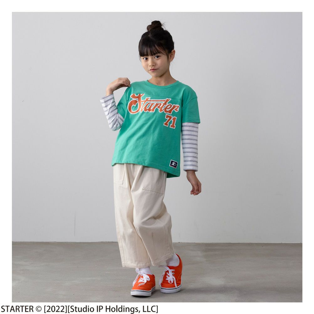 STARTER フェイクレイヤード長袖Tシャツ キッズ ネコポス 対応商品