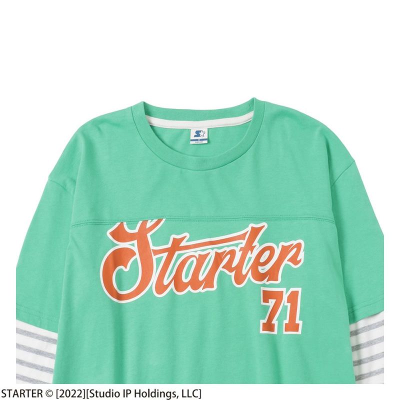 STARTER フェイクレイヤード長袖Tシャツ キッズ メール便 対応商品商品画像-9