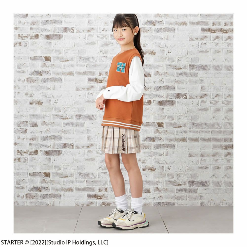STARTER フェイクレイヤード長袖Tシャツ キッズ メール便 対応商品商品サムネイル-2