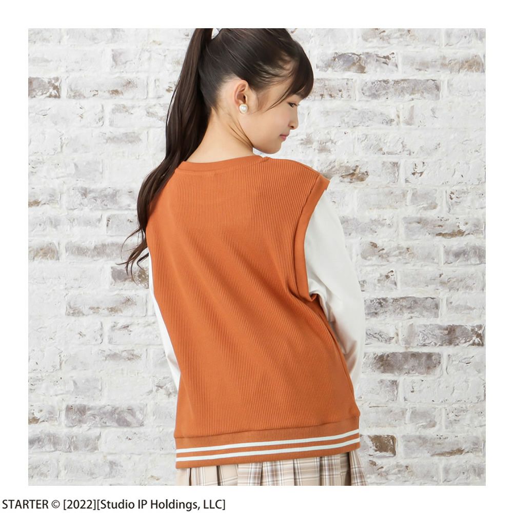 [期間限定価格]STARTER フェイクレイヤード長袖Tシャツ キッズ メール便 対応商品商品サムネイル-3