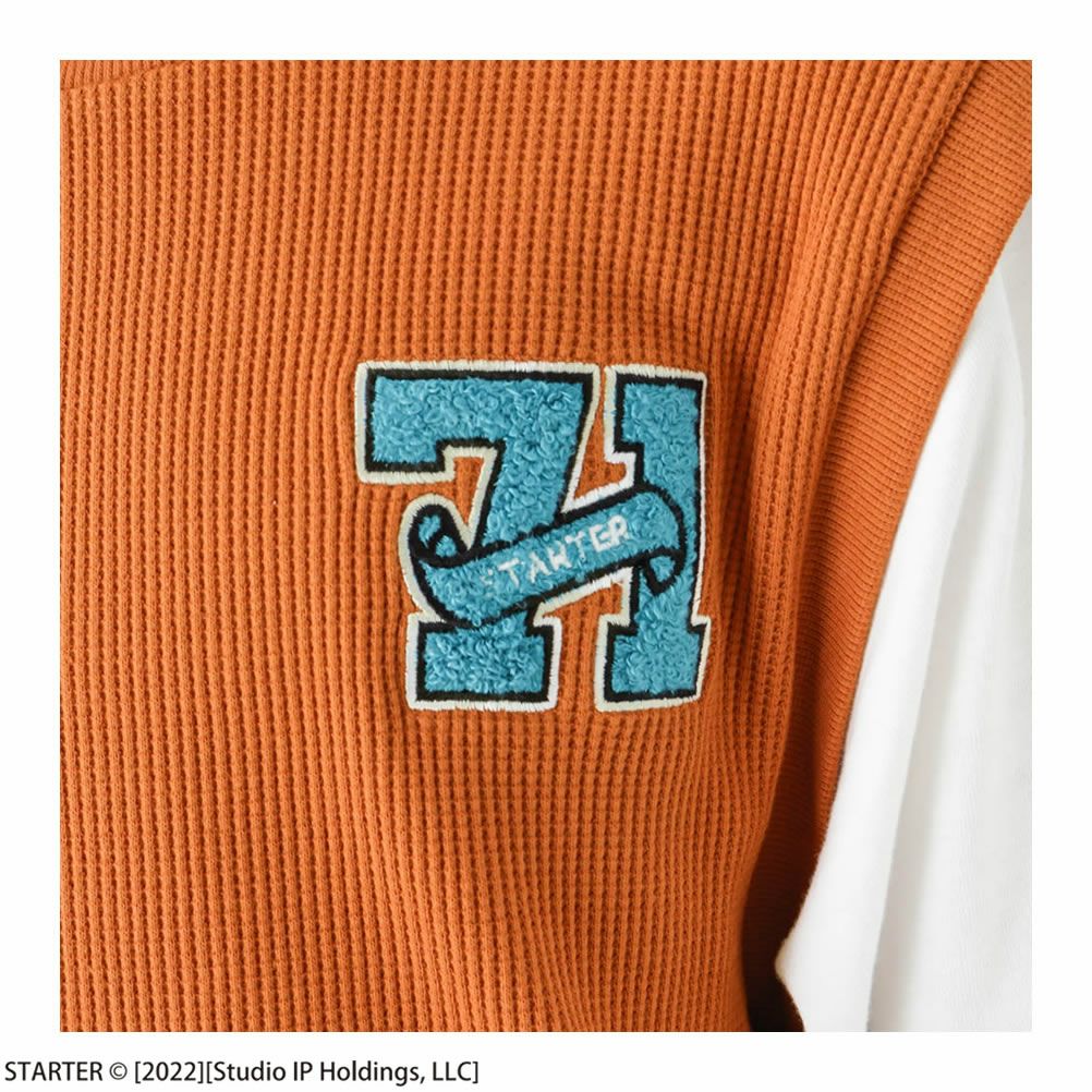 [期間限定価格]STARTER フェイクレイヤード長袖Tシャツ キッズ メール便 対応商品商品サムネイル-8