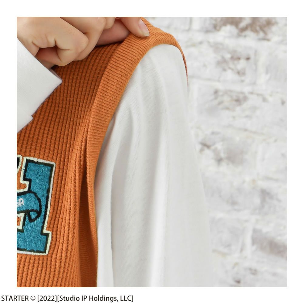 [期間限定価格]STARTER フェイクレイヤード長袖Tシャツ キッズ メール便 対応商品商品サムネイル-10