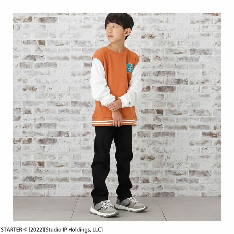 [期間限定価格]STARTER フェイクレイヤード長袖Tシャツ キッズ メール便 対応商品商品画像-12