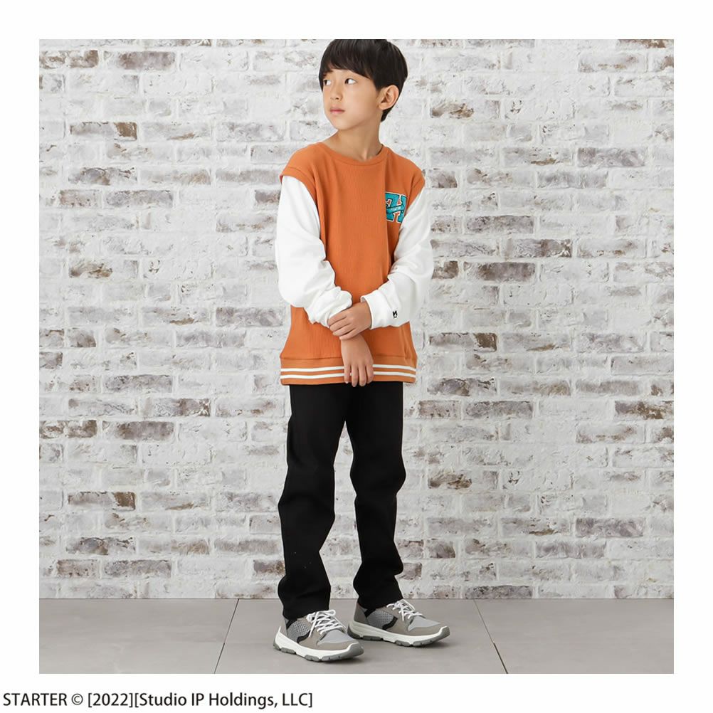 STARTER フェイクレイヤード長袖Tシャツ キッズ ネコポス 対応商品