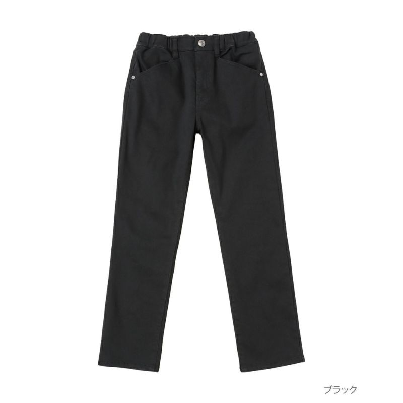 NAVY パウダー起毛レギュラーストレートパンツ キッズ商品画像-2