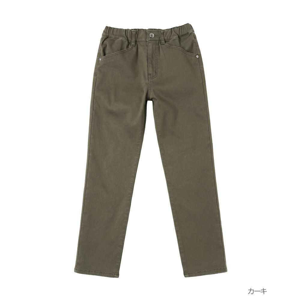 NAVY パウダー起毛レギュラーストレートパンツ キッズ