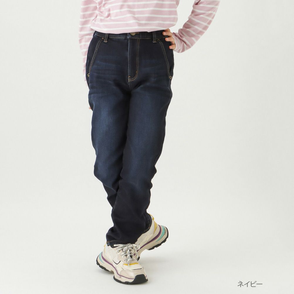 NAVY デニムシャギーボンディングパンツ キッズ