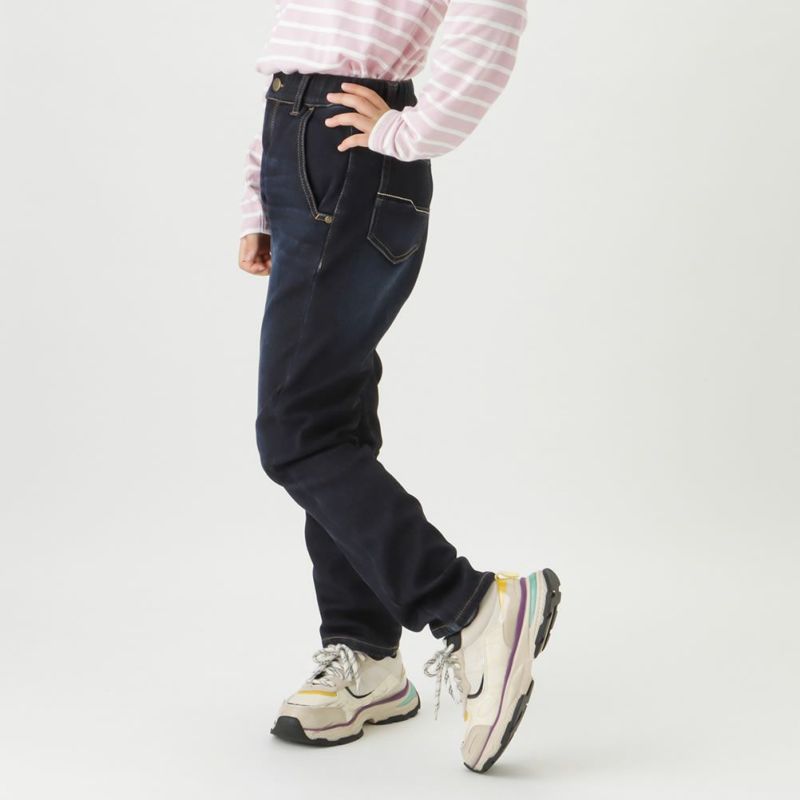 NAVY  デニムシャギーボンディングパンツ キッズ商品画像-3