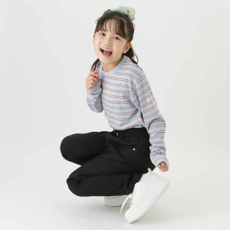 NAVY パウダー起毛カラースキニーパンツ キッズ商品画像-6