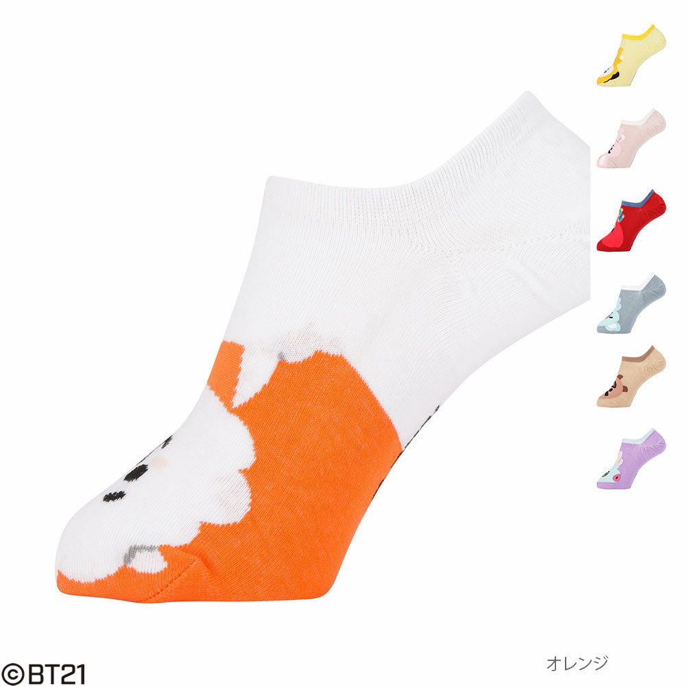 [期間限定価格]BT21 まるごとショート丈ソックス レディース商品サムネイル-1