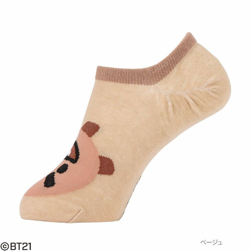 BT21 まるごとショート丈ソックス レディース商品画像-6