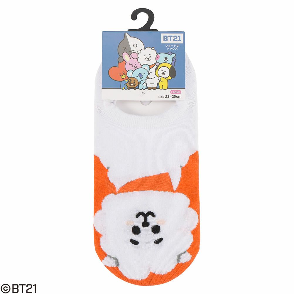 BT21 まるごとショート丈ソックス レディース