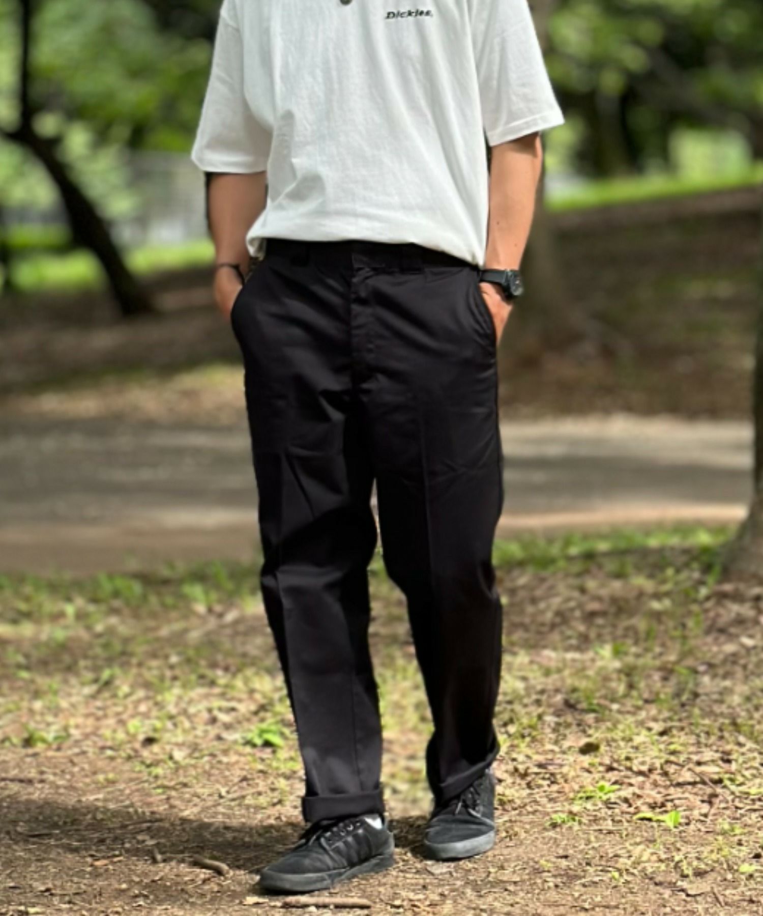 Dickies ツイルレギュラーチノパンツ メンズ