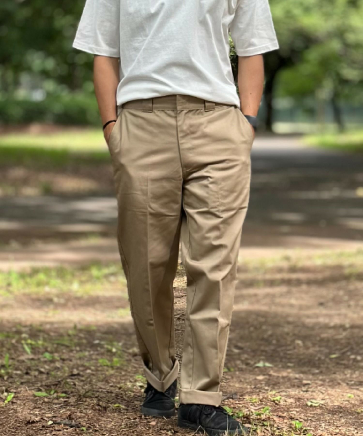 Dickies ツイルレギュラーチノパンツ メンズ