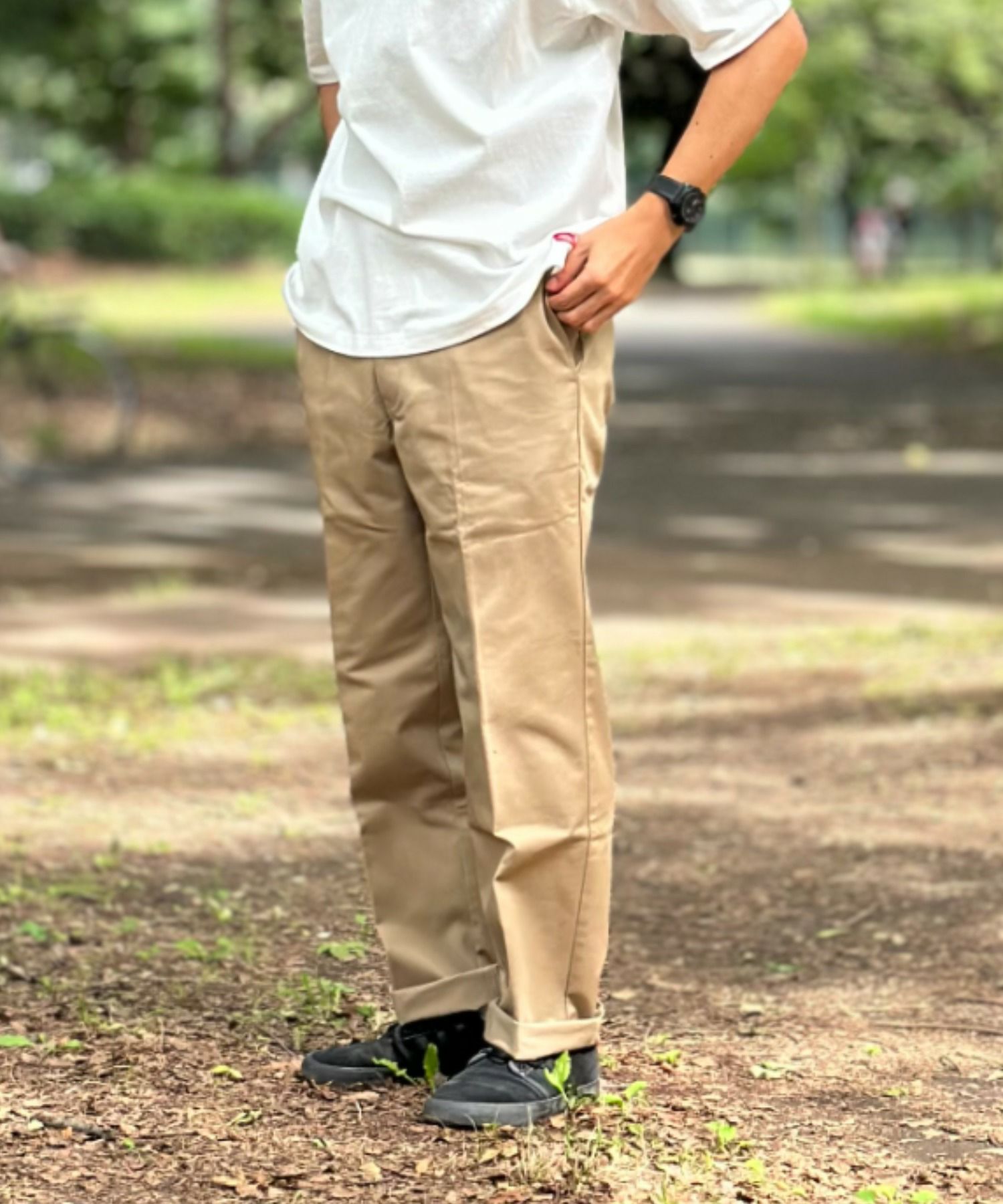Dickies  ツイルレギュラーチノパンツ メンズ商品サムネイル-4