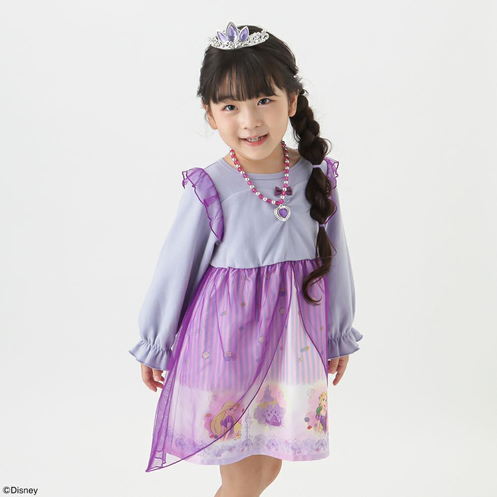 [期間限定価格]【オンラインストア限定】Disney ディズニー プリンセス ラプンツェル / アクセサリー付きドレス キッズ商品サムネイル-2