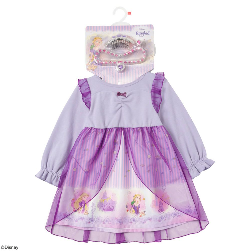[期間限定価格]【オンラインストア限定】Disney ディズニー プリンセス ラプンツェル / アクセサリー付きドレス キッズ商品サムネイル-12