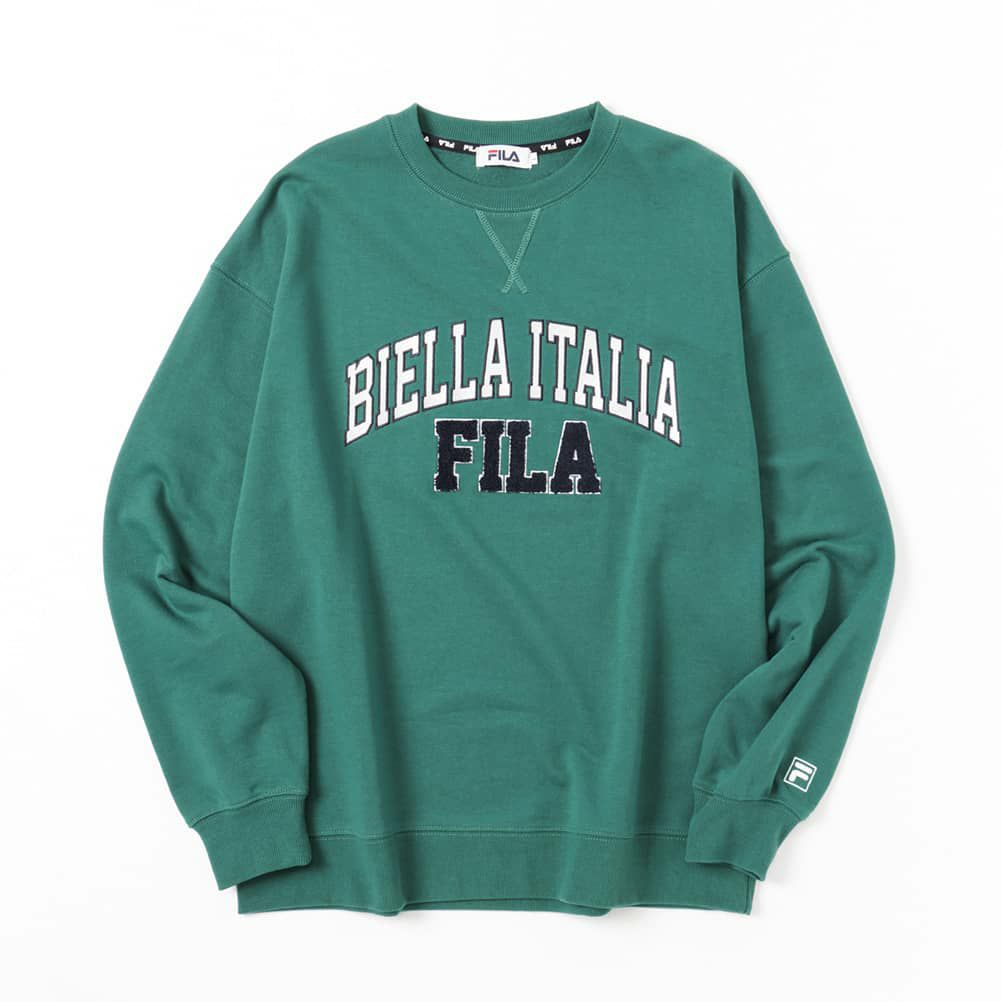 【オンラインストア限定】FILA カレッジロゴトレーナー メンズ商品サムネイル-2