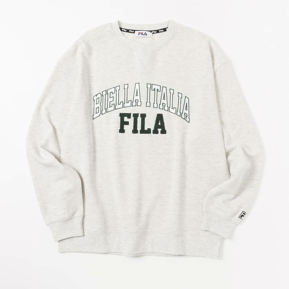 【オンラインストア限定】FILA カレッジロゴトレーナー メンズ商品サムネイル-3