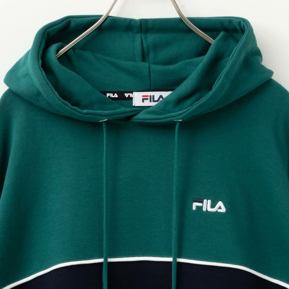 【オンラインストア限定】FILA バイカラープルオーバーパーカー メンズ商品サムネイル-5