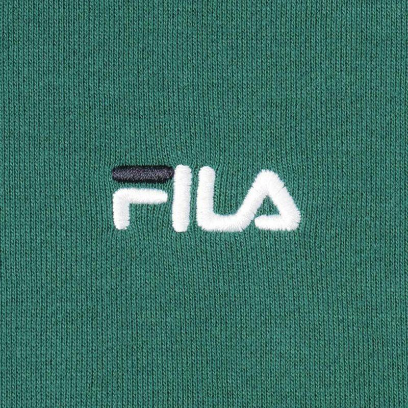 FILA バイカラープルオーバーパーカー メンズ