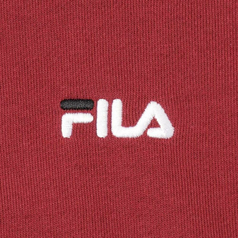 FILA バイカラープルオーバーパーカー メンズ