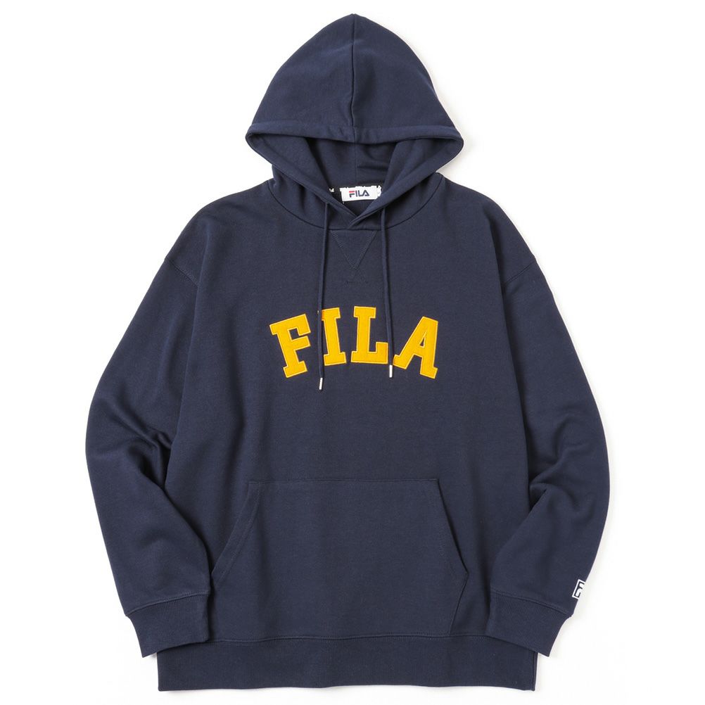 [期間限定価格]【オンラインストア限定】FILA カレッジロゴプルオーバーパーカー メンズ商品サムネイル-1