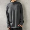URBAN COLLECTION スムスストレッチモックネックロングスリーブTシャツ メンズ商品サムネイル-2