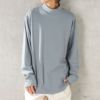 URBAN COLLECTION スムスストレッチモックネックロングスリーブTシャツ メンズ商品サムネイル-3